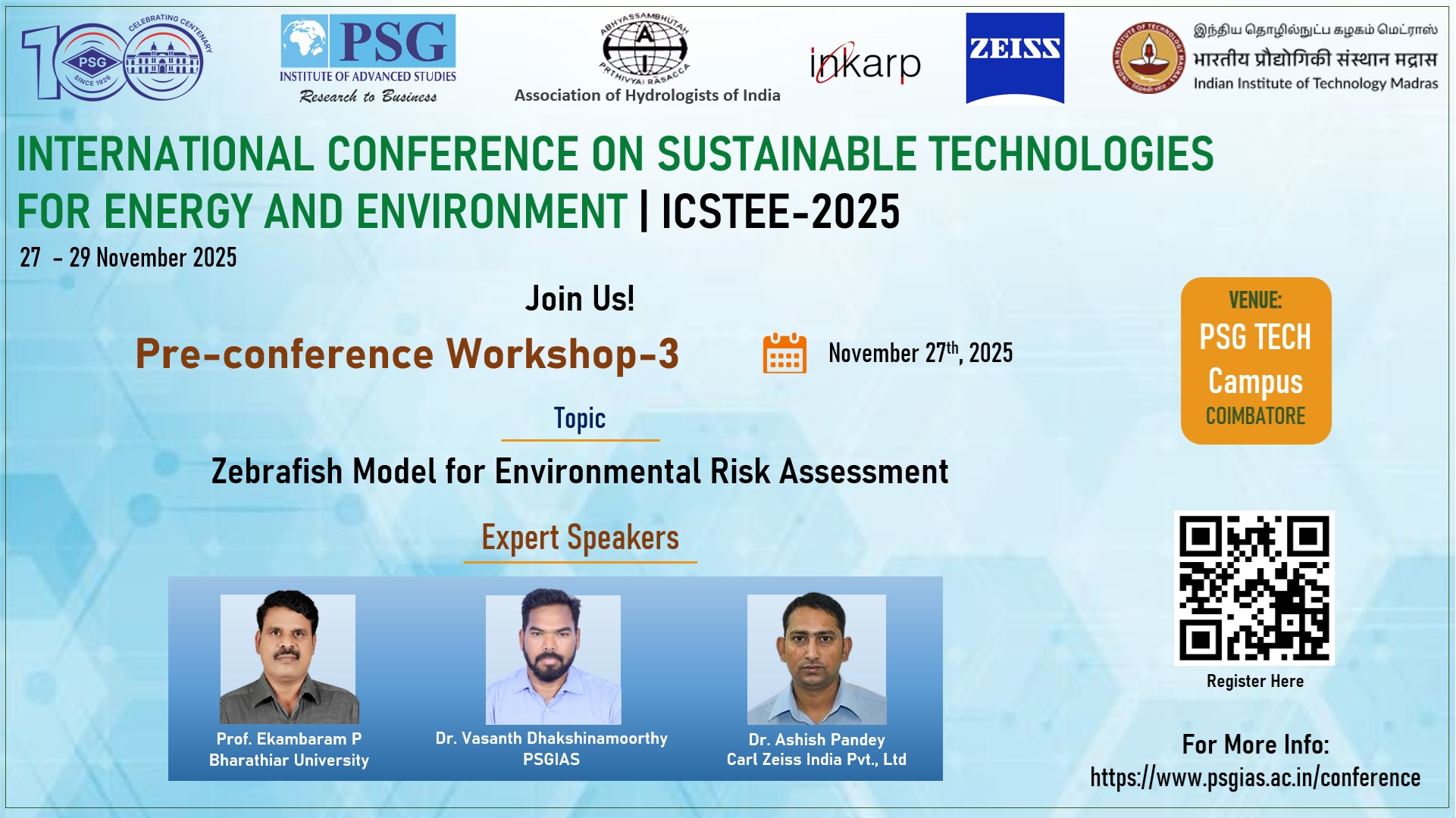 Zebrafish Environmental Risk Assessment Workshop